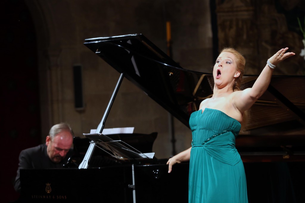 La soprano Diana Damrau a l'església del Carme. FOTO: J. Castro/Iconna